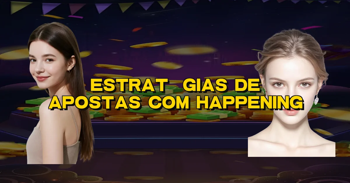 Estratégias De Apostas Com Happening Oficial